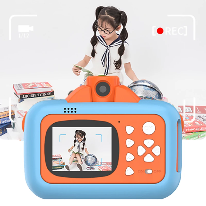 Cámara para niños WIFI cámara de impresión instantánea impresora térmica inalámbrica WIFI impresora de teléfono 1080P HD cámara Digital para niños juguete