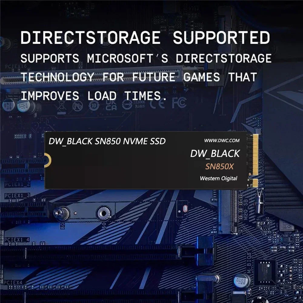 Disco rígido interno de estado sólido, SN850X original, SSD PCIe 5.0 NVMe, 4.0 M.2 2280, 1TB, 2TB, 4TB, Laptop, Desktop, PC, Computador