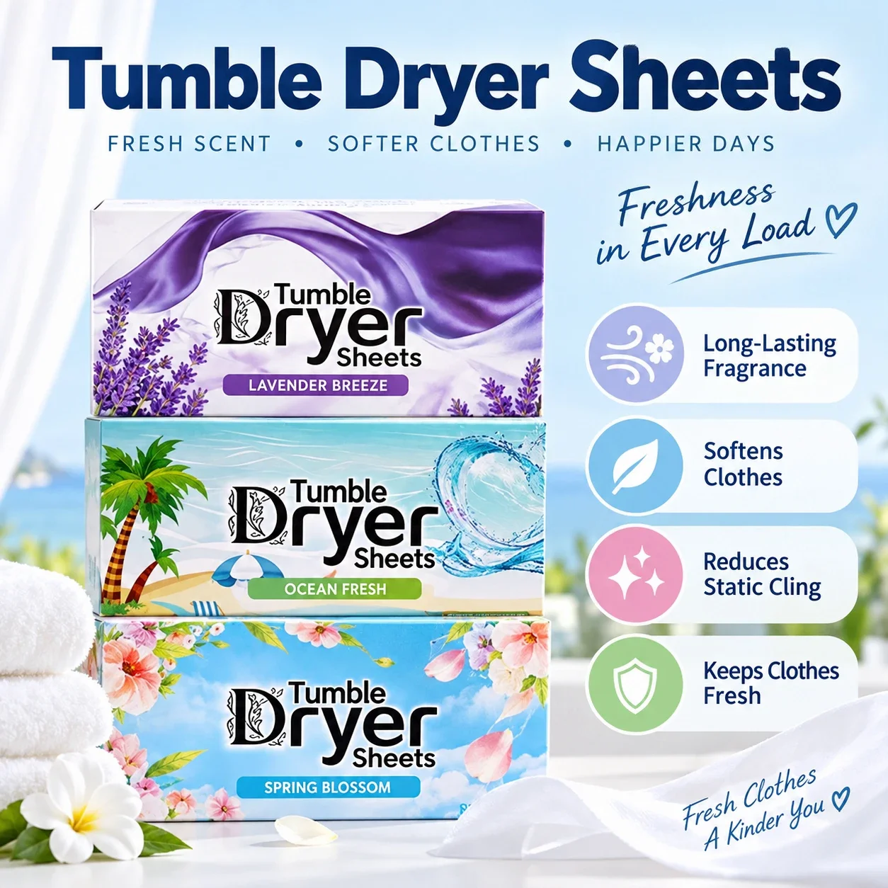 Dryer Sheets Bulk Pack Plant Based Lavender Fabric Softener Anti Static Cling Remover Laundry Softener Sheets for Drying Machine