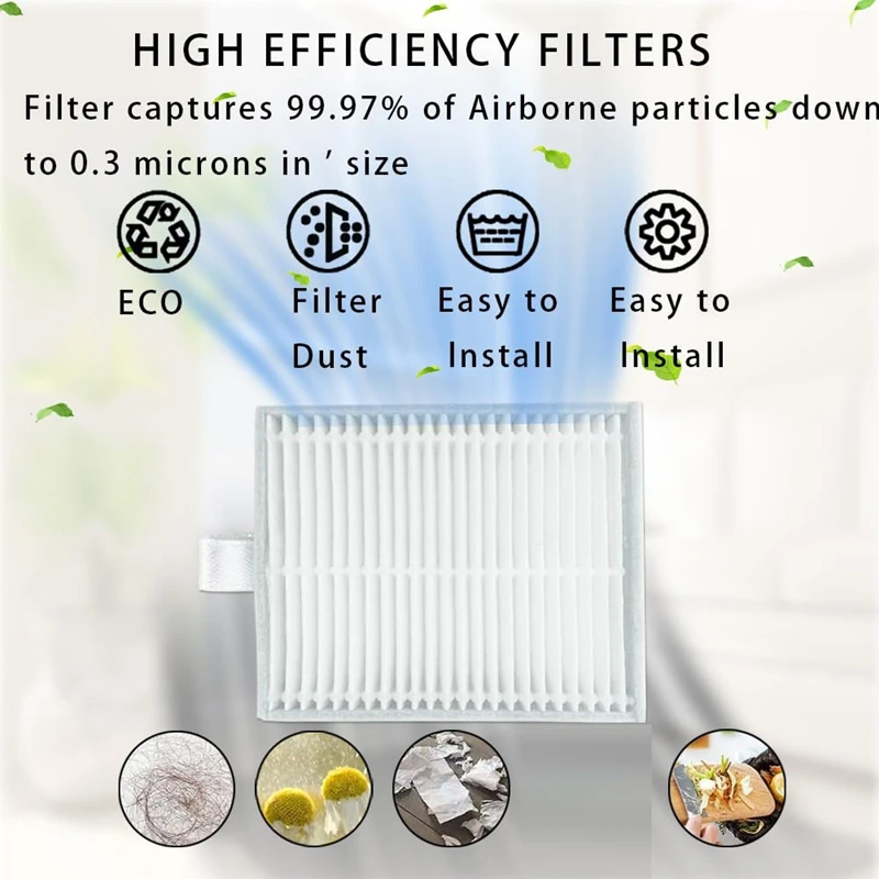 Gran oferta de accesorios para Robot aspirador Eufy G50 Hybrid/L60 Hybrid/L60 Hybrid SES, cepillos principales, cepillos laterales, filtros, mopa Pa