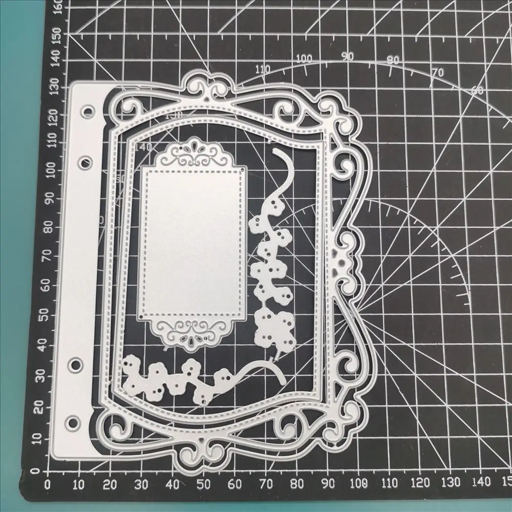 vintage book Cutting Dies new 2022 Scrapbooking For Paper Making Crochet Embossing Stamps Frame Card Craft Die Set