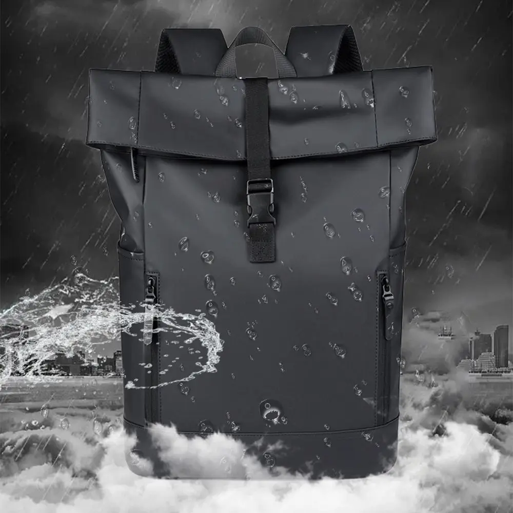 حقيبة ظهر للعمل للرجال ذات سعة كبيرة وخفيفة الوزن ومحمولة للأعمال مقاومة للماء متعددة الطبقات حقيبة ظهر للسفر للاستخدام المدرسي #5