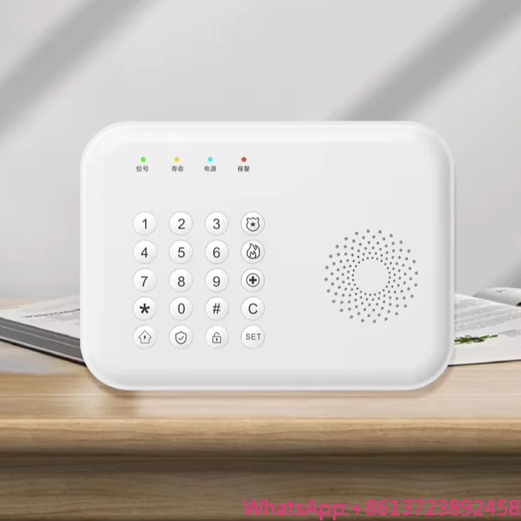 

2025 New Simple GSM WIFI Smart Home Security Burglar Anti-thief Intruder Alarm System Based on Tuya or Smart Life APP