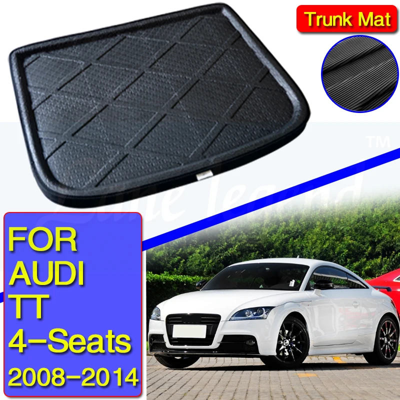 

For Audi TT 2008 2009 2010 2011 2012 2014 Boot Tray Cargo Liner Rear Trunk Floor Mat Carpet Luggage Cargo Tray Car Accessory