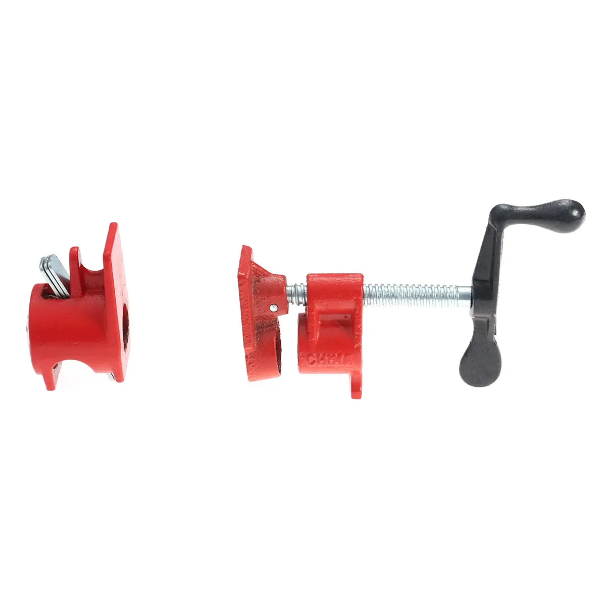 Wood Clamp Heavy Duty Cast Through Clamp Perfect for Woodworking Cabinets Boxes Gluing Drilling Workshop