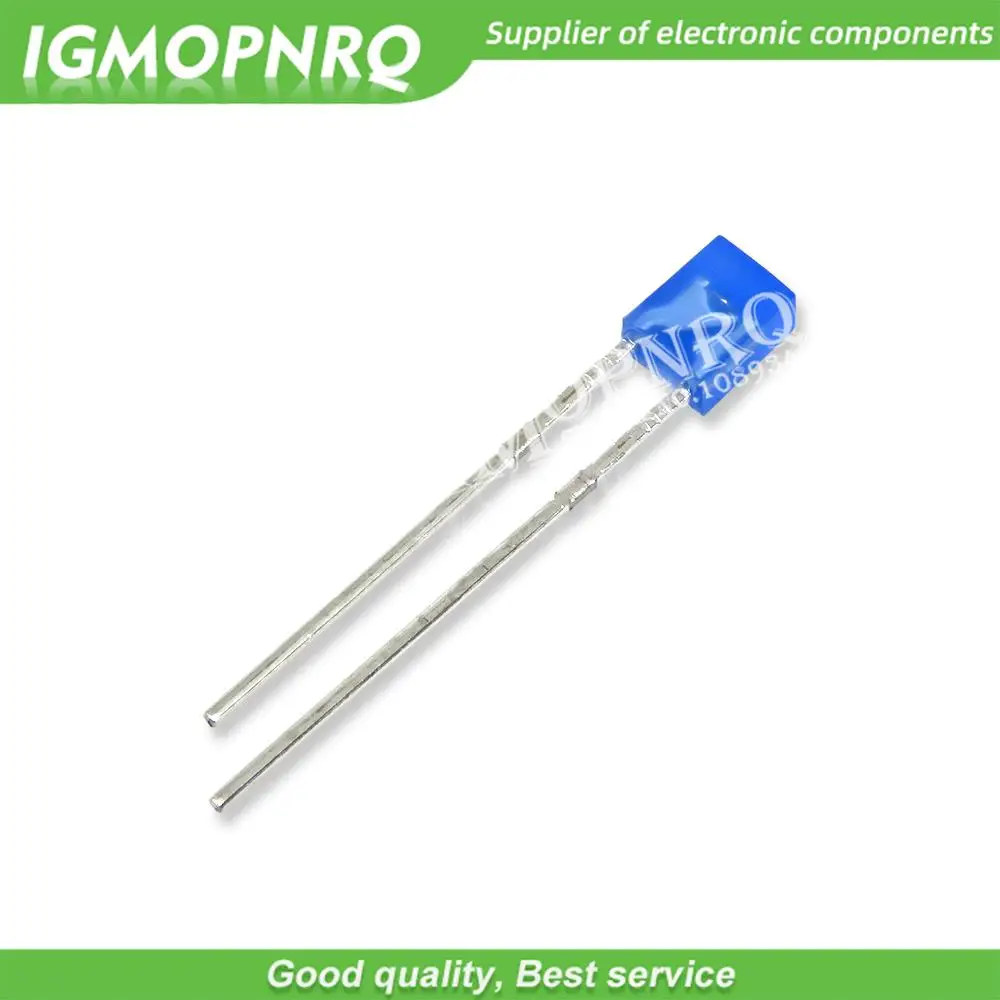 100 buah 2X3X4 2X5X7 persegi LED 234 257 dioda pemancaran cahaya biru merah hijau putih kuning KIT DIY elektronik