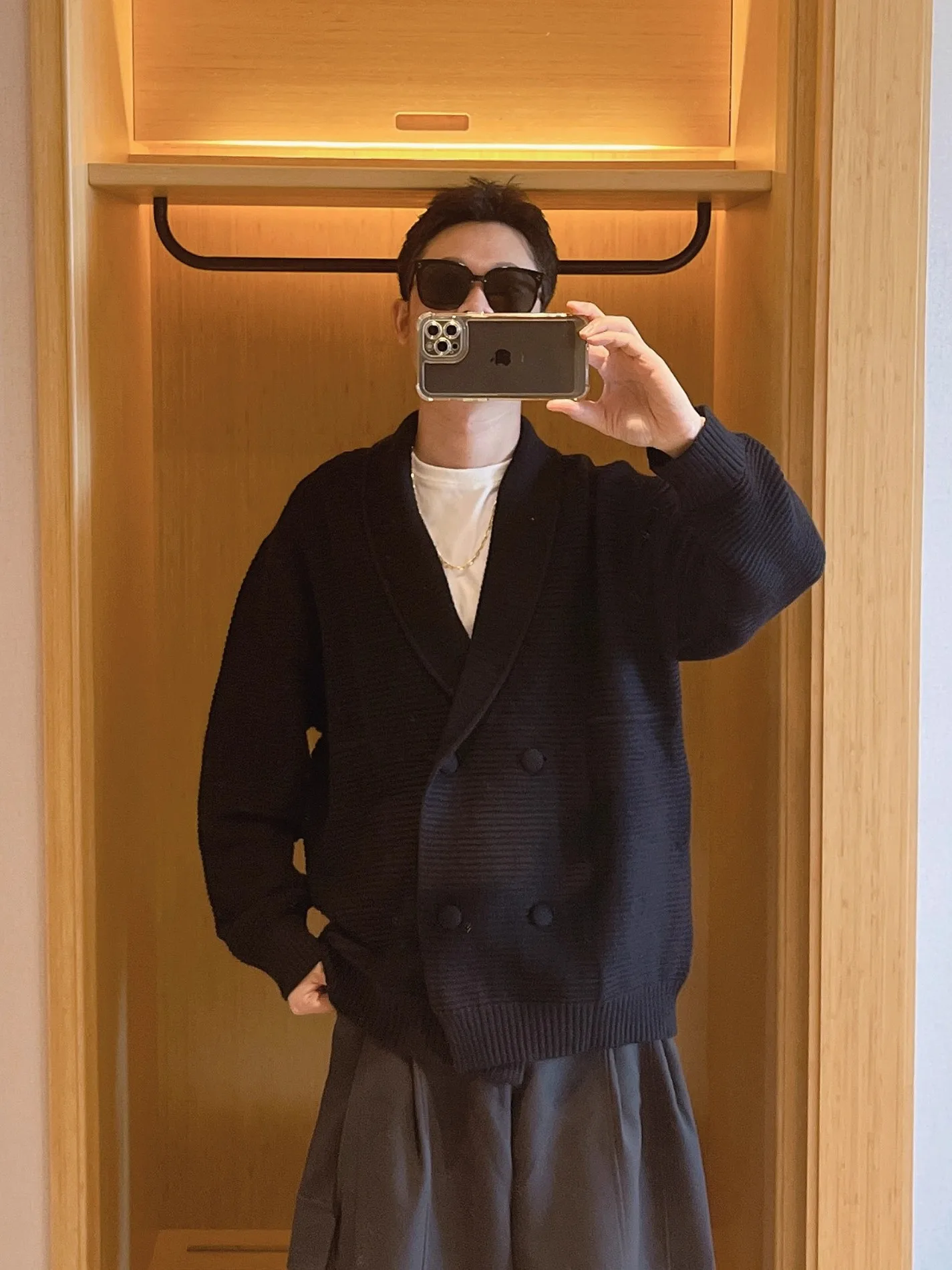 

Large Size Knitted Cardigan Sweater Casual Loose Versatile Men's Outerwear Trendy Brand Autumn New Sle Retro Coin Wind