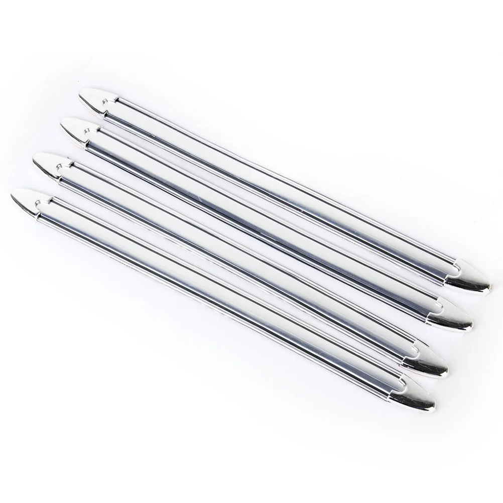 

4Pcs Car Crash Bar Bumper Strips Protector Anti-Rub Easy Stick on Scratch Proof Durable Long Lasting Car Bumper Guard Protector