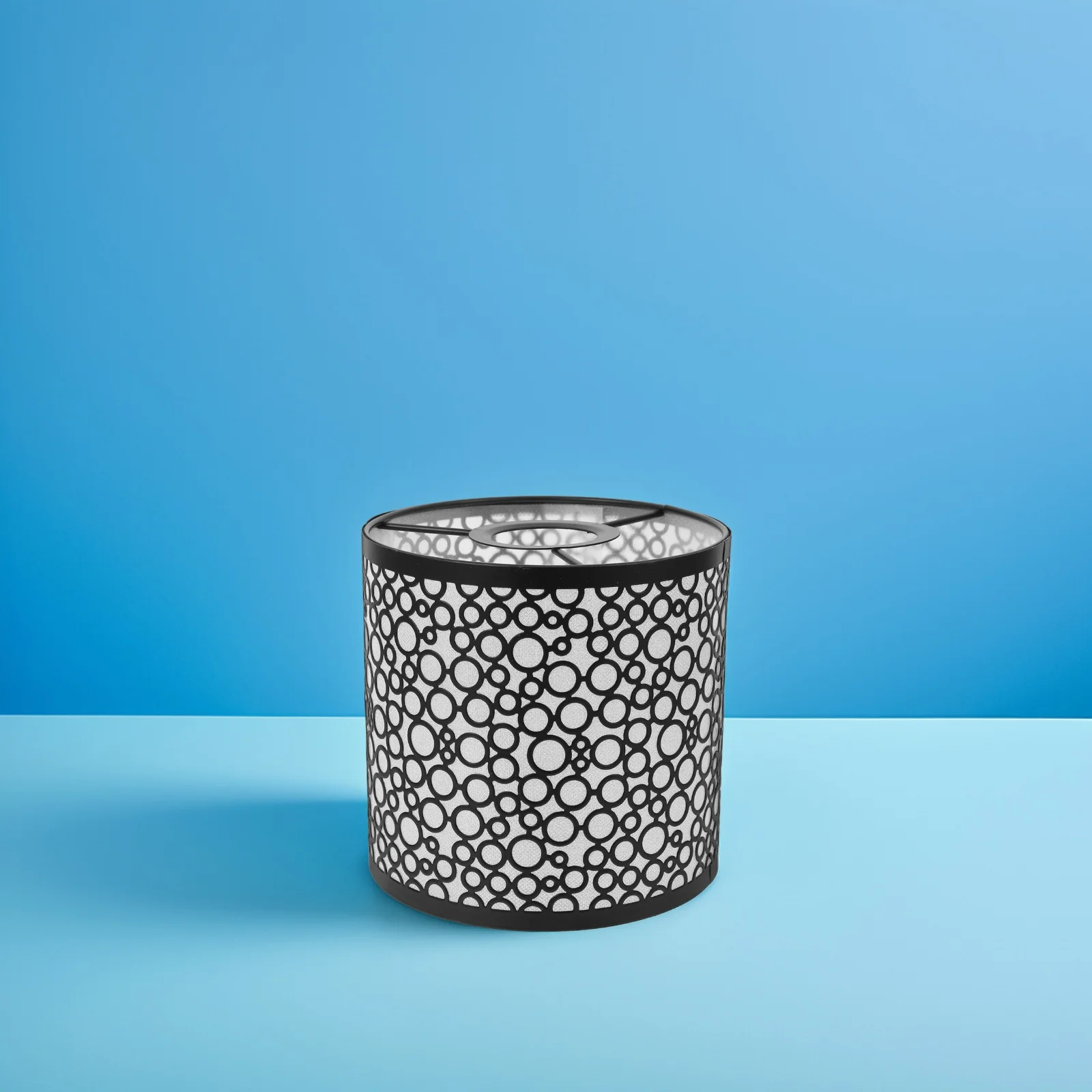 

Black Drum Lampshade Metal Iron Modern Pendant Light Shade For Bedroom Living Room Ceiling Floor Table Lamp Fixture