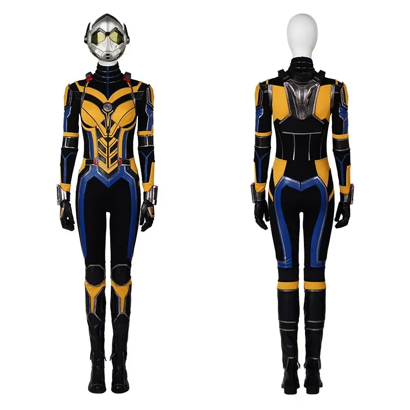 Hope Wasp Cosplay Movie Ant-Man and the Wasp Quantumania Hope Wasp Jumpsuit Suit Women Halloween Carnival Cosplay Costume