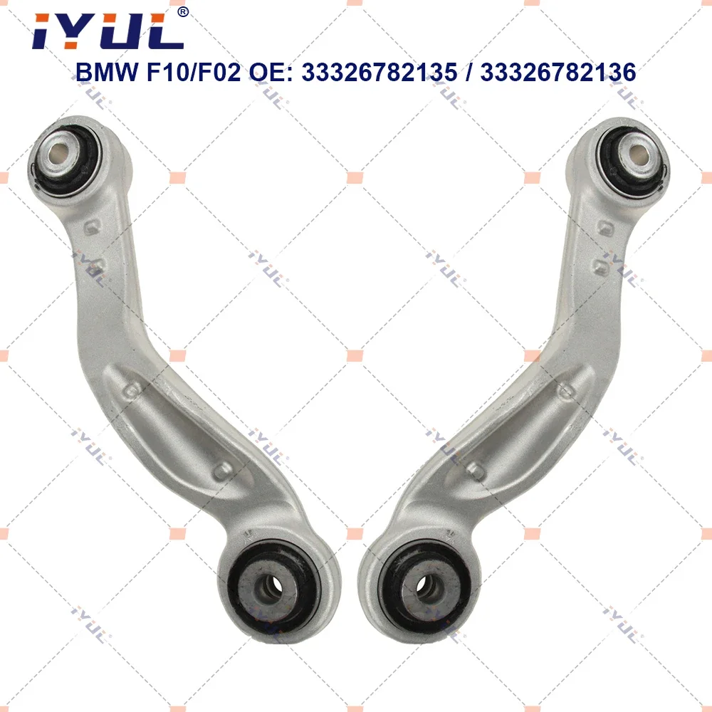 

IYUL A Pair of Rear Upper Suspension Control Arm For BMW 5 6 Series F10 F18 F06 F12 F13 OE 33326782135 33326782136