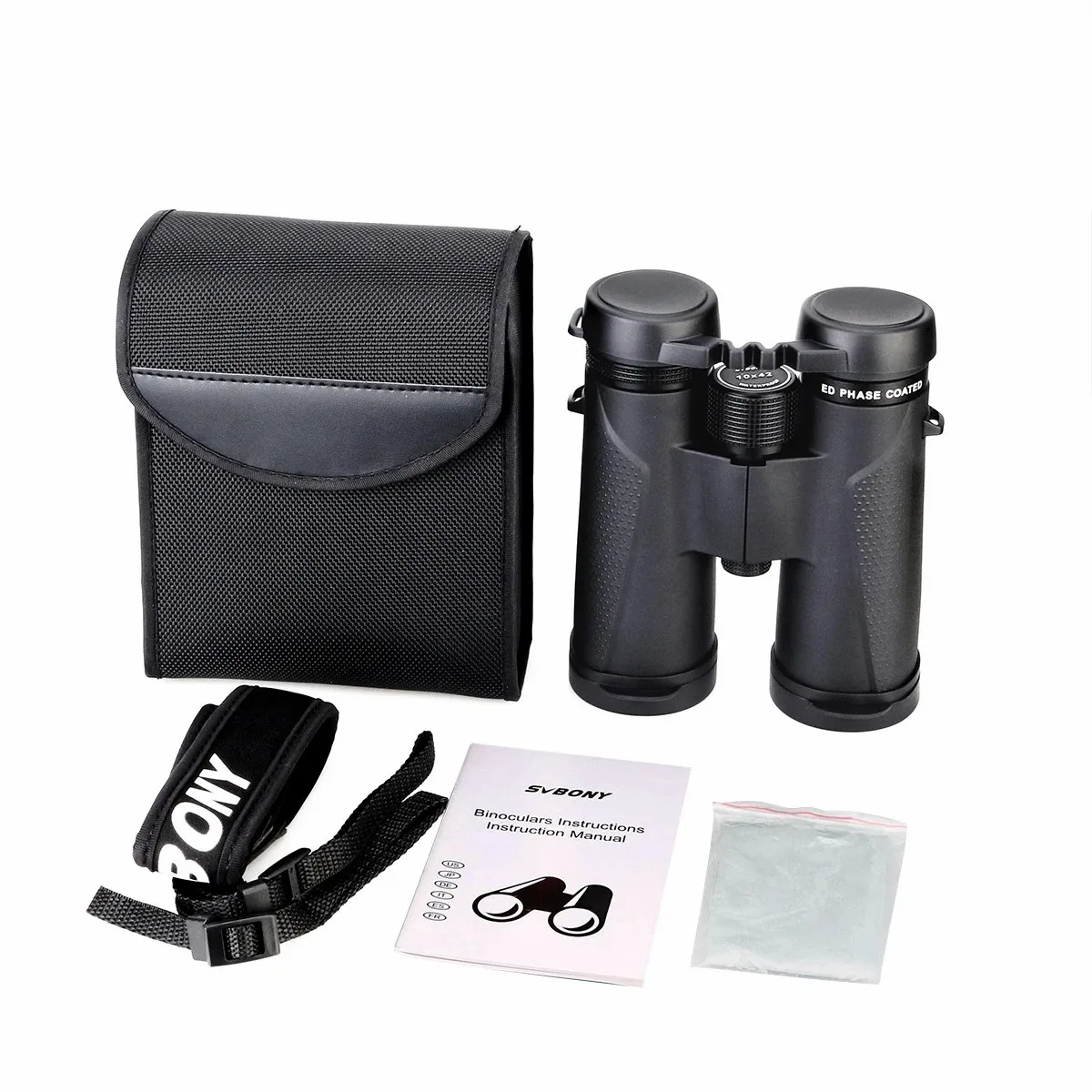 Nuevo SV202 ED binoculares de largo alcance 8X32/8x42/10x42 IPX7 impermeable FMC BAK4, observación de aves, observación de estrellas Camping viajes astronomía