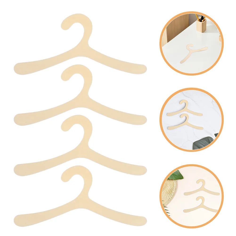 20Pcs Pet Clothes Hangers Rack Small Plastic Dog Cat Clothing Organizer Space Saving Lightweight Stylish Pet Apparel Storage