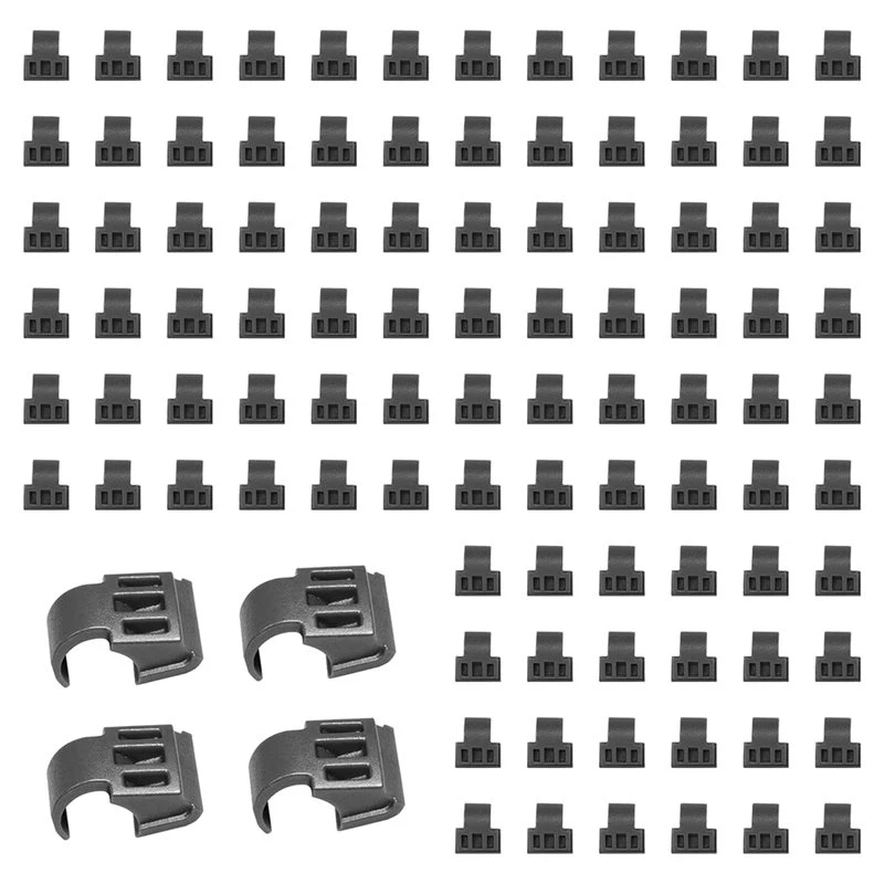 T19C 100Pack 86 Degree Angle Restrictor Restriction Clips For Cabinet