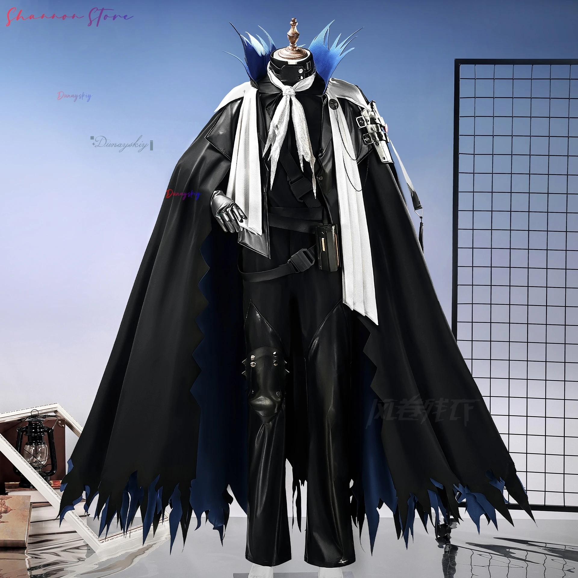 Ulpianus تأثيري كوسبلي لعبة الفرسان الخيال ملابس معطف السراويل العليا أحذية شعر مستعار قبعة اكسسوارات مجموعة كاملة فستان حفلة الهالوين #4