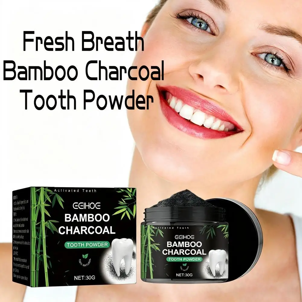 Teeth Whitening Powder,Activated Charcoal Tooth Deep Cleaning Powder,Teeth Stain Remover,Natural Fresh Breath