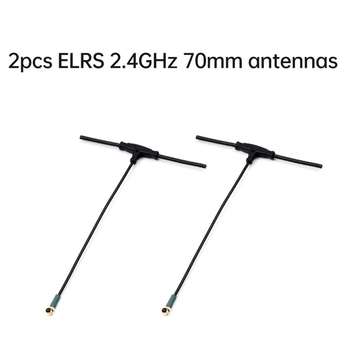 2PCS ELRS 2.4GHz Antennas 70mm High-Speed Transmission Antennas for FPV Remote Control Aircraft Models B