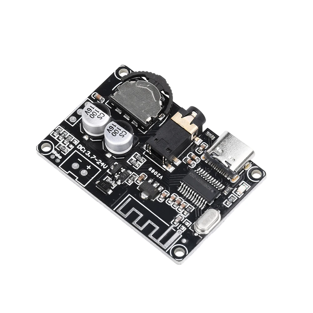 Bluetooth 5.0 Audio Receiver Board Stereo Lossless Decoder Bluetooth XY-WRBT DC 3.7-24V Sound Decoding Music Module