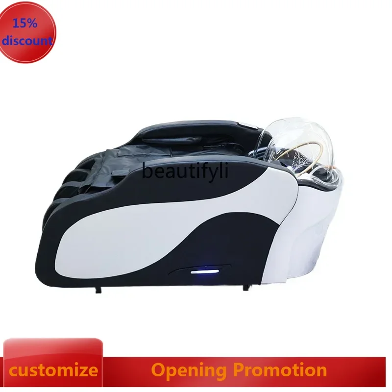 

ss7486 new styleAutomatic Intelligent Electric Massage Shampoo Bed Barber Shop Water Circulation Fumigation Head Therapy Bed