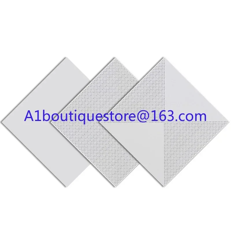 Ceiling engineering aluminum gusset 600x600 office aluminum alloy ceiling large plate full set of materials self-assembled