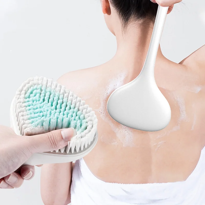 

Long Handle Back Rub Bath Brush Large Size Shower Body Scrubber Soft Bristles Adult Mud Remover Household Bathing Accessories