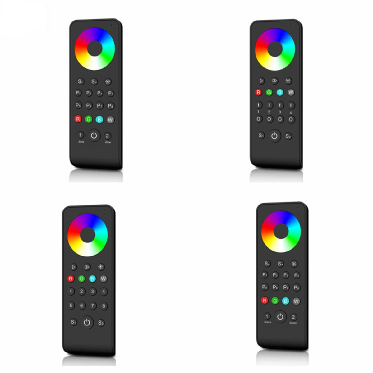 

1 2 4 8 Zone 2.4G RF RGB/RGBW Remote Controller RS9/RS8/RS4/RS3 Apply to Skydance Receiver For 3CH 4CH LED Strip Light Tape