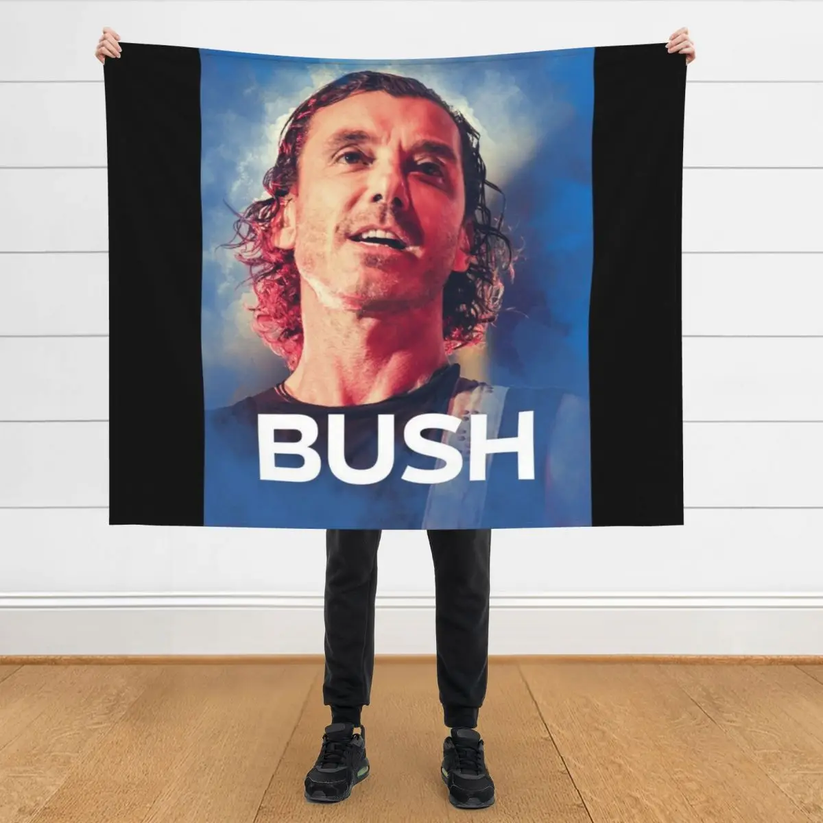 

BUSH ROCK BAND Fan Tour live Edition Throw Blanket Summer cosplay anime For Decorative Sofa Polar Blankets