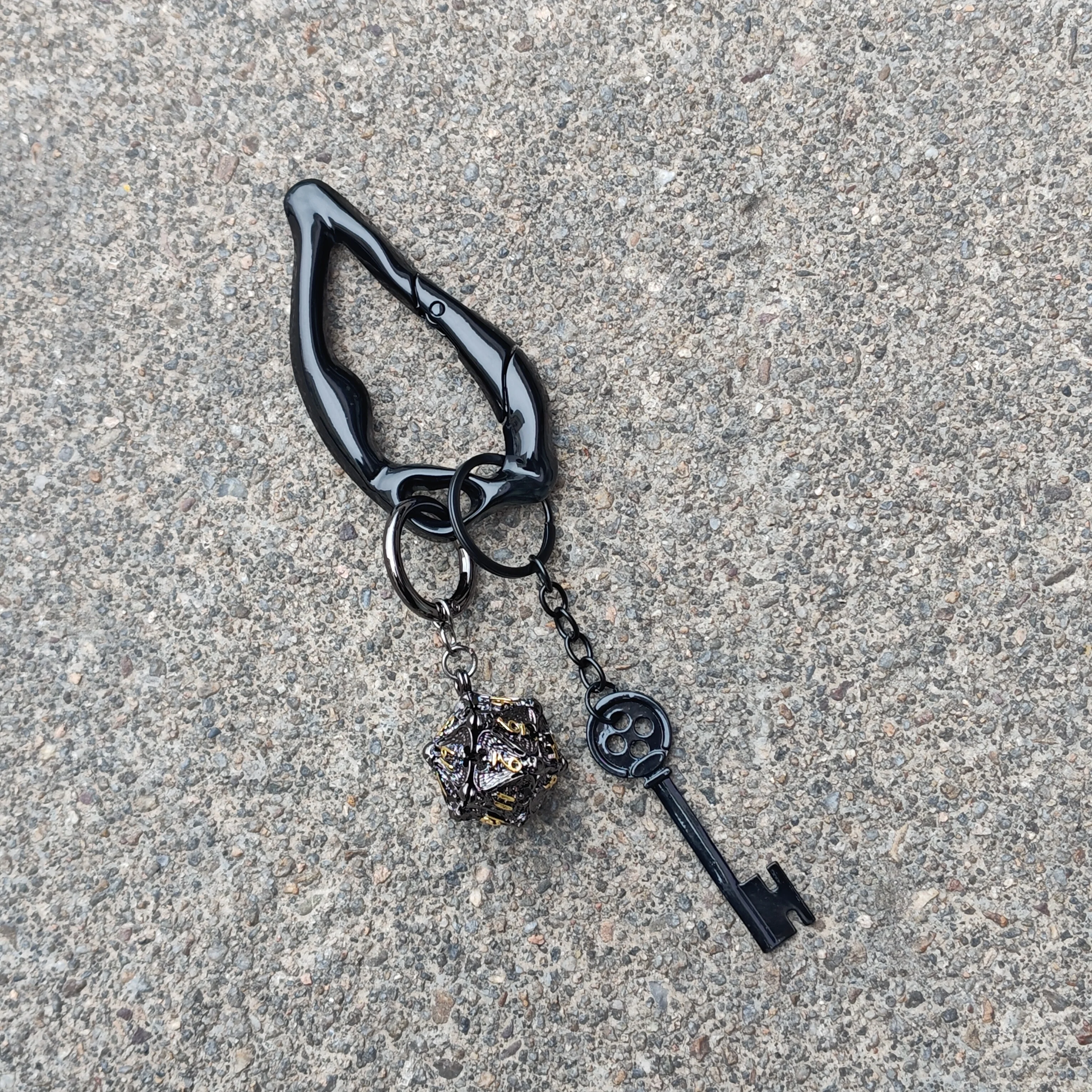 Men Accessories Evil Eye - Nuevo llavero con mosquetón de ojos