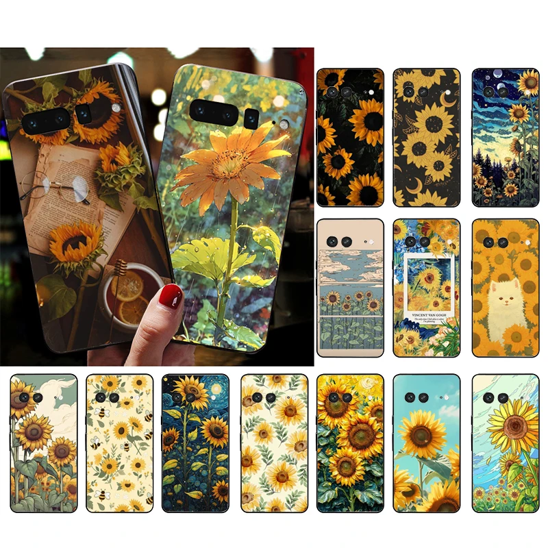 

Sunflower Phone Case For Google Pixel 9 Pro XL 8 7 6 Pro Pixel 8A 7A 6A 4A 3A 3XL Pixel 8 7 6 5 4