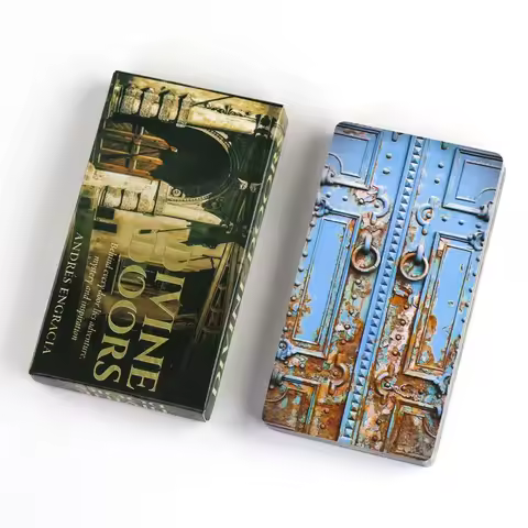 A 40-card Deck Divine Doors Oracle Deck 10.5*6cm Behind Every Door Lies Adventure, Mystery and Inspiration