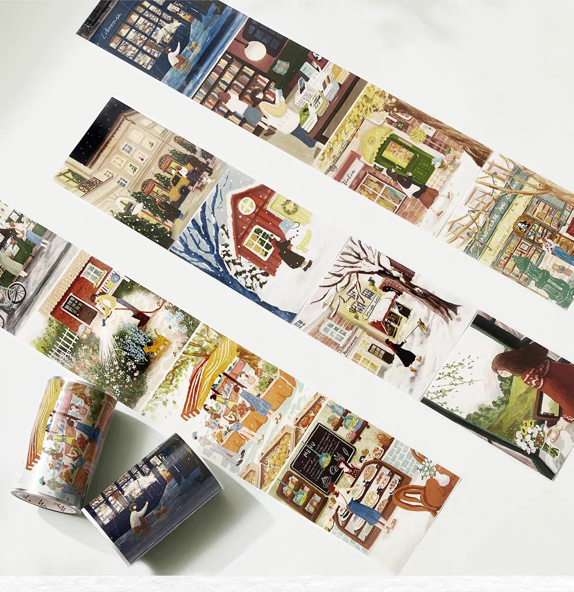 1 Loop 108.5cm Lovely Travel Dairy PET Washi Tape DIY Decor Card Making Scrapbooking Planner Sticker