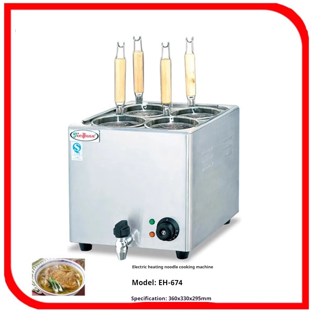 3KW Table Top Stainless Steel Commercial Electric Pasta Cooker Noodle Cooker Machine Boiler Cooking Stove 220V