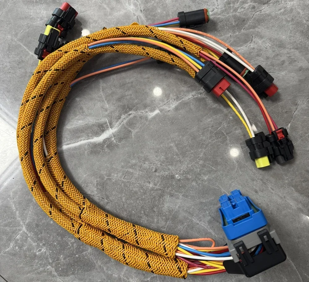 Excavator Parts Wire Harness 3045165 For M313D M315D Excavator C4.4 Engine Wiring Harness 304-5165