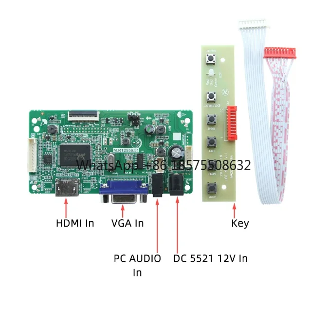 15.6-inch 1920*1080 IPS HDMI computer secondary  USB capacitive touch  12V DC LCD screen