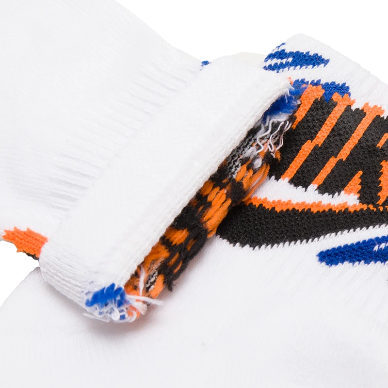 جوارب Nike (Nike) الرياضية للجنسين، ثلاثة أزواج من جوارب كرة القدم لمنتصف الساق، جوارب كاجوال مريحة ومسامية، جوارب بيضاء Hj9378-901 #4