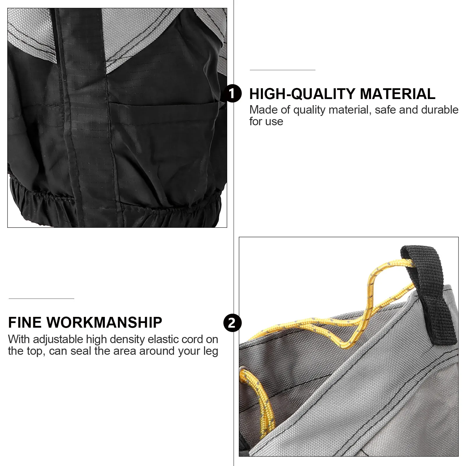 

Waterproof Sandproof Gaiters Lightweight Nylon Hiking Walking Gaiter For Outdoor Trekking Fishing Mowing Breathable Leg