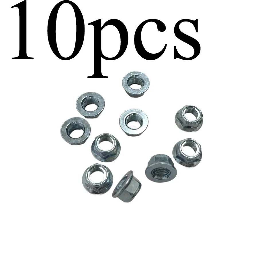 

GB6187/6927 for Motorcycle Shaft Self-Locking Nut Hex Flange Mount Screws Startup Pan Screwlock 10.9-4.8# Lock Screw M5-M20 MM