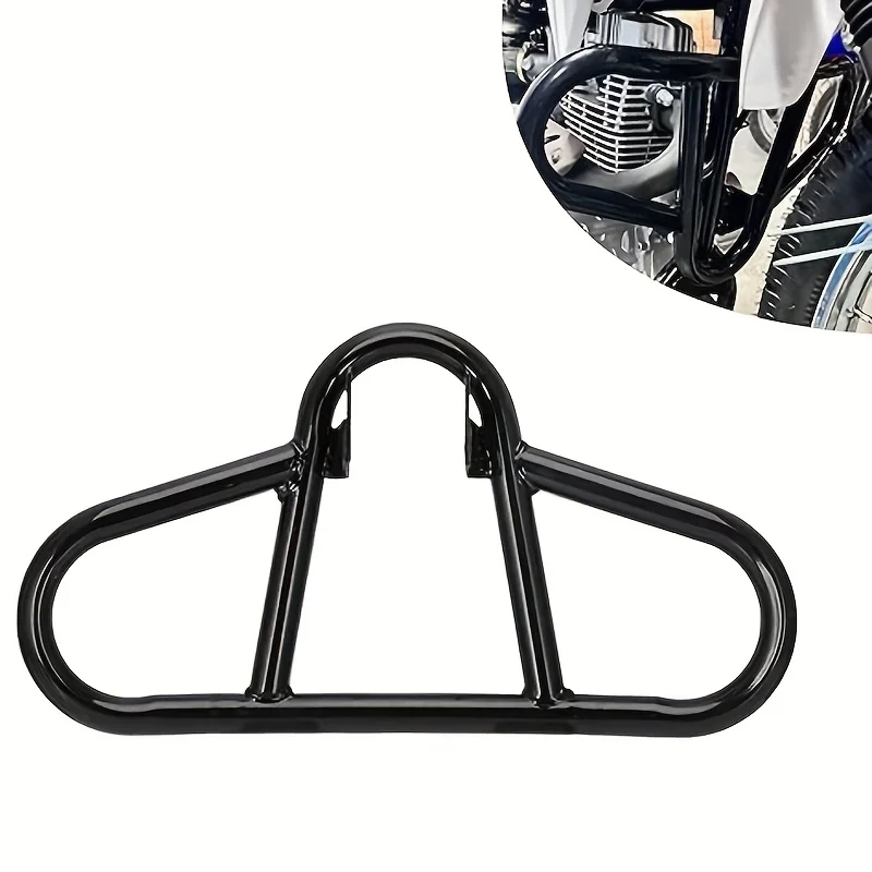 

Motorcycle Front Engine Guard Crash Bar Safety Bumper For HAWK250 Hawk 250 Black Iron