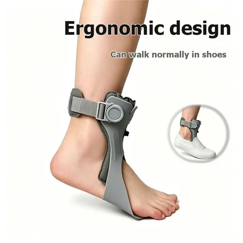 Dropship-Drop Foot Brace Support Orthosis AFO AFO Ankle Strap Comfortable Safe For Hemiplegia Stroke Shoes Walking Size-M