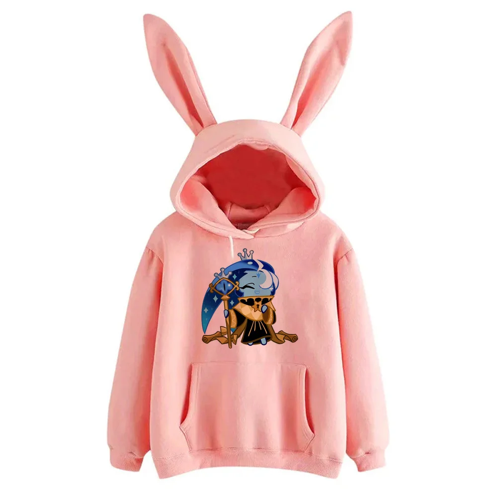 Shadow Milk Cookie women sweatshirt cartoon hoodie crew neck long coat unisex Sport Coat