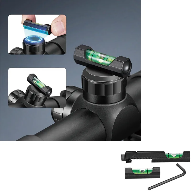 

Scope Leveling Kit Scope Level and Magnetic Bubble Level Low Profile Lightweight Scope leveling Tool Optic Scope Leveling Kit