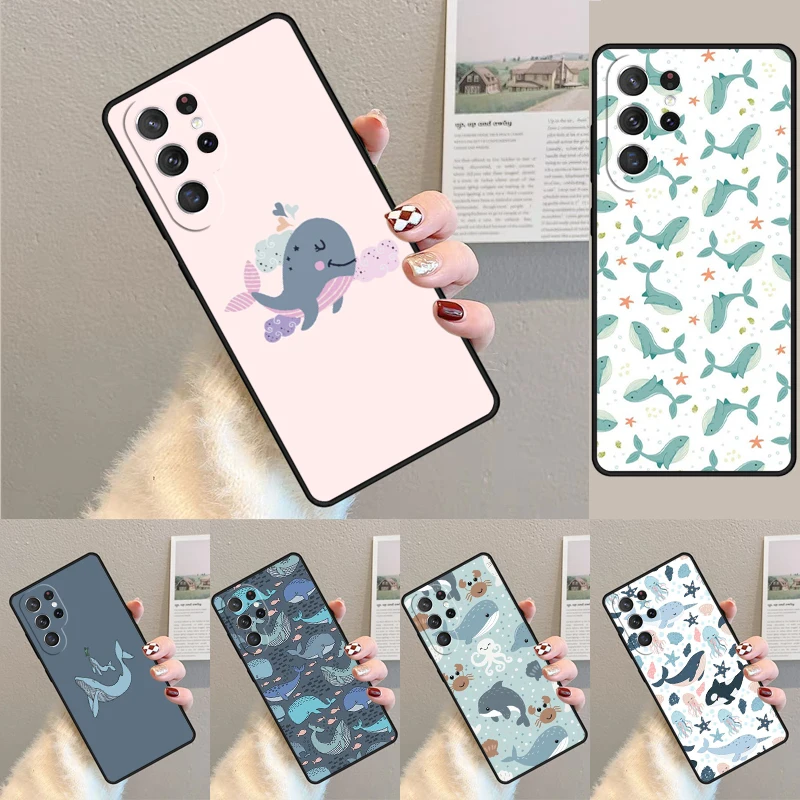 Baby Whale Handyhülle für Samsung Galaxy Note 10 Pro S26 Ultra S23 S24 FE S25 S21 S22 PLUS stoßfeste Hülle