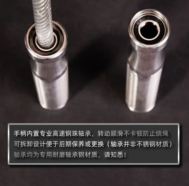 Stainless Steel Jump Rope High‑Speed Bearings Skipping Rope Adult Weight Loss Fitness Training Portable Sports Equipment
