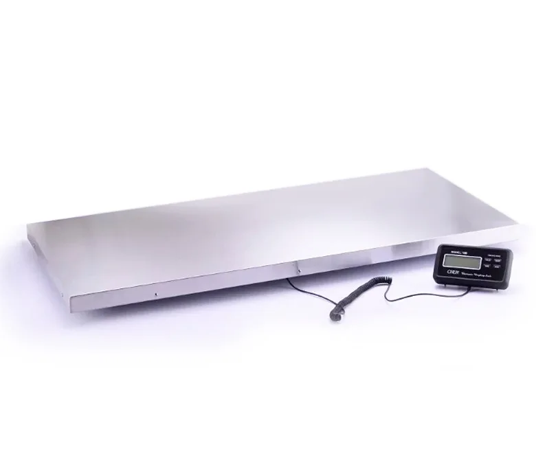 High Accuracy Digital Animal Scale Veterinary Pet Stainless Steel Platform Scale 500kg 103*52cm For Pet Hospital Clinic