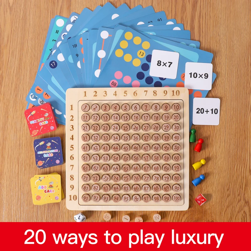 Juguetes de rompecabezas de matemáticas para niños, juegos de mesa multijugador, memoria rápida, entrenamiento de desarrollo de inteligencia, ayudas para el aprendizaje