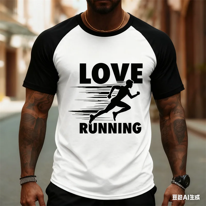 

Fashion 3D Sports Element Printed Men's T-shirt Summer Loose Leisure Crew Neck Short Sleeve Tops Daily Large Size Men Clothing