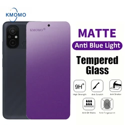 Matte Anti Blue Ray Tempered Glass For Xiaomi Redmi 13 13C A3 12 12C A2 + A1 10A 10C 10 2022 9 9A 9C 9T Screen Protector