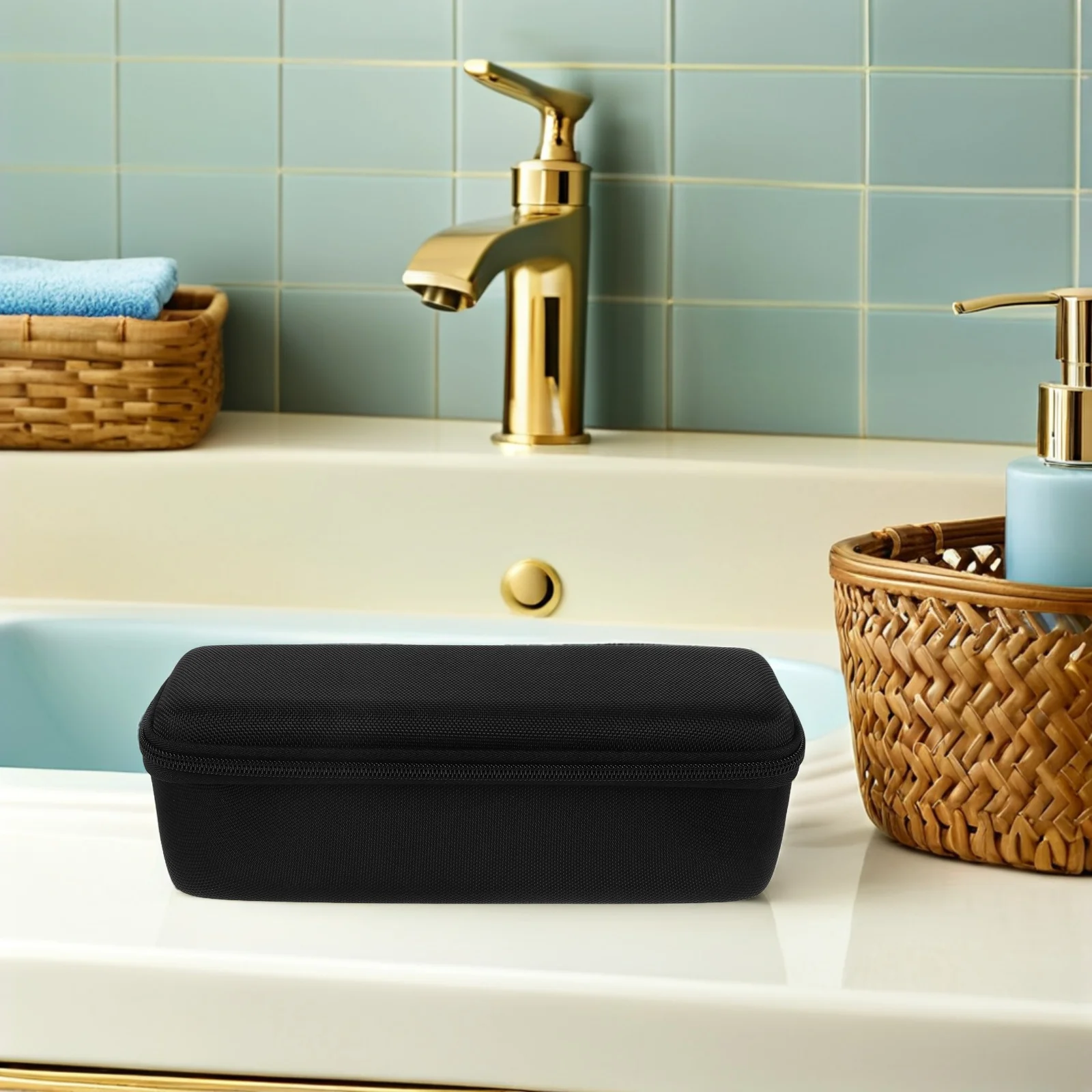 

Water Protective Case Hard Shell Travel Storage Bag For Cordless Flosser Compact Waterproof Organizer With Compartments -