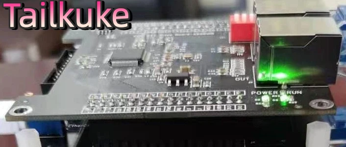 EtherCAT development board remote IO STM32+AX58100 learning board source code CIA402 fiber optic customization
