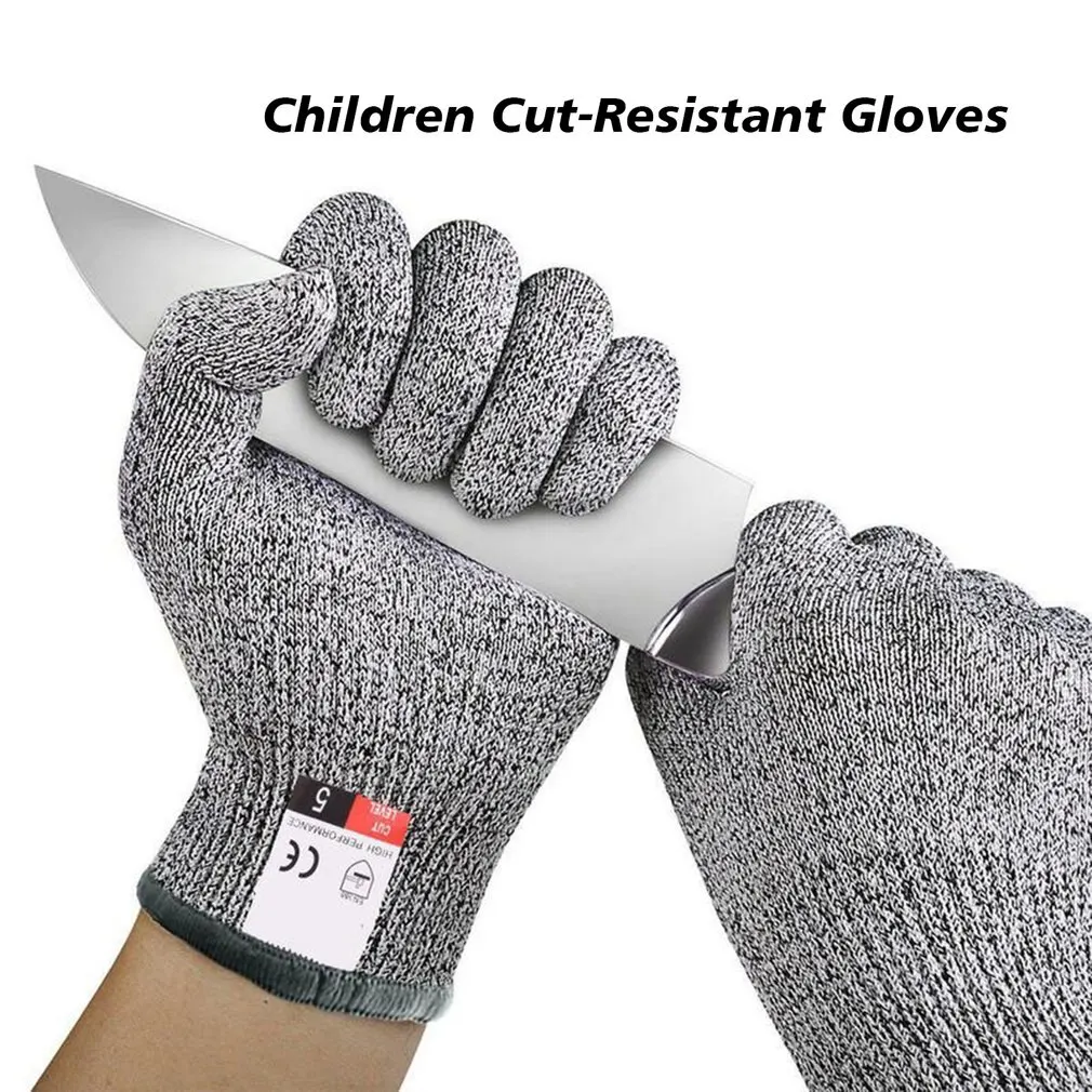 

5 Protection Safety Anti Cut Gloves Hot High-strength Safety Gloves Level Kitchen Cut Resistant Gloves For Fish Meat Cutting